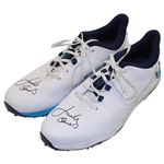 Jordan Spieth Signed Used Underarmor Hovr Shoes Used at 2025 Genesis Invitational JSA ALOA