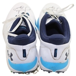 Jordan Spieth Signed Used Underarmor Hovr Shoes Used at 2025 Genesis Invitational JSA ALOA
