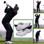 Jordan Spieth Signed Used Underarmor Hovr Shoes Used at 2025 Genesis Invitational JSA ALOA