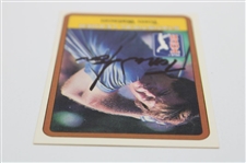 Tom Watson Signed 1981 PGA Tour Money Statistical Leader Golf Card JSA ALOA