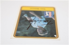Tom Watson Signed 1981 PGA Tour Official Golf Rookie Card JSA ALOA