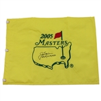 Jack Nicklaus Signed 2005 Masters Embroidered Flag w/Years Won Notation JSA ALOA