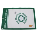 Jack Nicklaus Signed The Memorial Tournament Jacks Place Screen Flag w/Years Won JSA ALOA