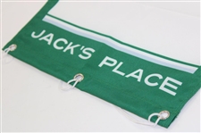 Jack Nicklaus Signed The Memorial Tournament Jacks Place Screen Flag w/Years Won JSA ALOA