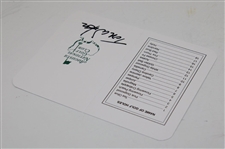 Tom Watson Signed Augusta National GC Scorecard JSA ALOA