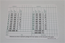 Tom Watson Signed Augusta National GC Scorecard JSA ALOA