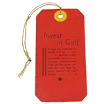 1941 Henry Hurst Invitational Series Ticket #1218 - Sam Snead Win