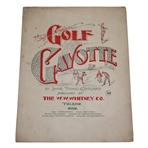1899 Golf Sheet Music Golf Gavotte by Annie Thomas Cleveland
