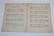 1899 Golf Sheet Music Golf Gavotte by Annie Thomas Cleveland