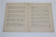 1899 Golf Sheet Music Golf Gavotte by Annie Thomas Cleveland