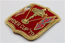 1979 Ryder Cup at The Greenbrier Commemorative Bullion Blazer Patch 