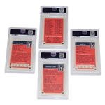 1982 Donruss Checklist, Mark Lye, Tom Watson & Lee Trevino PSA Graded Cards