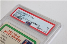 1982 Donruss Checklist, Mark Lye, Tom Watson & Lee Trevino PSA Graded Cards