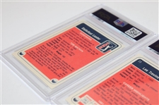 1982 Donruss Checklist, Mark Lye, Tom Watson & Lee Trevino PSA Graded Cards