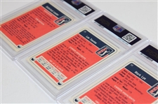 1982 Donruss Checklist, Mark Lye, Tom Watson & Lee Trevino PSA Graded Cards