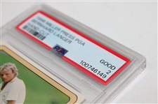 Five (5) Five Miller Press Hand Cut PSA Graded Cards