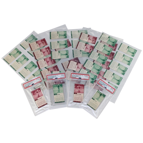 44/50 Set Of 1938 John Cotton Archie Compston Tobacco Cards & Four (4) PSA Graded Cards