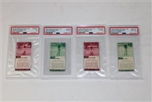 44/50 Set Of 1938 John Cotton Archie Compston Tobacco Cards & Four (4) PSA Graded Cards