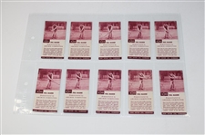 44/50 Set Of 1938 John Cotton Archie Compston Tobacco Cards & Four (4) PSA Graded Cards