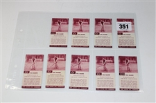 44/50 Set Of 1938 John Cotton Archie Compston Tobacco Cards & Four (4) PSA Graded Cards