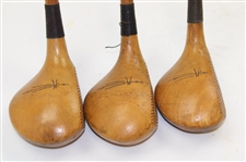 Bullseye Wooden Driver, Brassie & Spoon