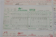 Sandy Lyle, Tom Kite & (10) Others Signed 1998 Las Vegas Invitational Official Scorecards