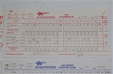 Sandy Lyle, Tom Kite & (10) Others Signed 1998 Las Vegas Invitational Official Scorecards
