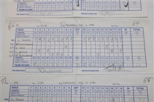 Gary Player,  Lee Elder & (8) Others Signed 1994 Royal Caribbean Classic Pro Am Official Scorecards