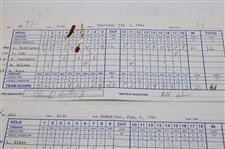 Gary Player,  Lee Elder & (8) Others Signed 1994 Royal Caribbean Classic Pro Am Official Scorecards