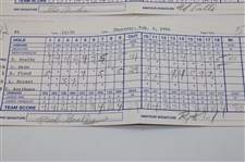 Bob Goalby, Billy Casper & (8) Others Signed 1994 Royal Caribbean Classic Pro Am Official Scorecards