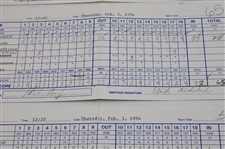 Bob Goalby, Billy Casper & (8) Others Signed 1994 Royal Caribbean Classic Pro Am Official Scorecards