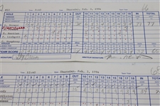 Bob Goalby, Billy Casper & (8) Others Signed 1994 Royal Caribbean Classic Pro Am Official Scorecards