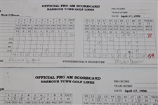 Tom Watson, Greg Norman & (12) Others Signed 1996 Harbour Town Pro Am Official Scorecards