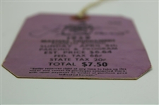 Jack Nicklaus Signed 1959 Masters Sunday Final Rd Ticket #330 w/'Masters Debut' JSA ALOA