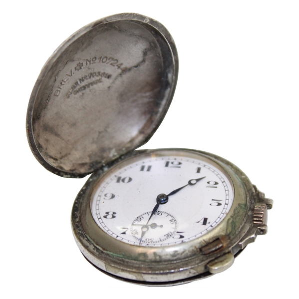 Dunlop Mesh Ball Cover Swiss Made Pocket Watch 