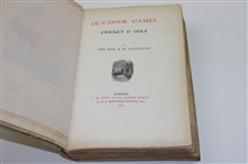 1901 'Out Door Games Cricket And Golf' Limited Edition Book by Lyttelton