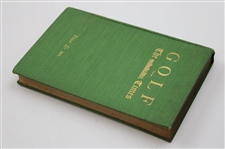 1912 'Golf From The Times' Book by Bernard Darwin