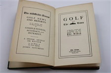 1912 'Golf From The Times' Book by Bernard Darwin