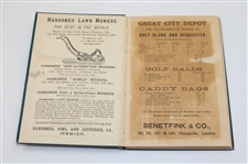 1895 'Golf The All England Series' 3rd Edition by W. T. Linskill