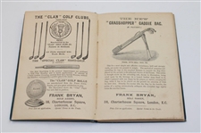 1895 'Golf The All England Series' 3rd Edition by W. T. Linskill