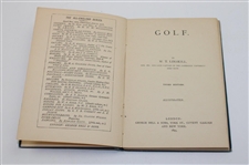 1895 'Golf The All England Series' 3rd Edition by W. T. Linskill