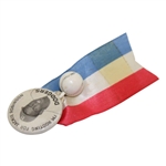 c.1947 I'm Rooting For Jackie Robinson Dodgers Rookie Pinback w/Ribbon