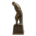 1929 Cole Creek Country Club 3rd Flight Trophy w/ Bobby Jones Likeness