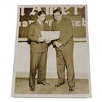 1933 Babe Ruth & Jimmie Foxx Original PSA Type 1 Photo #1P03594