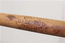 1927 Babe Ruth Athletic Underwear Bat