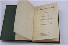 1923 'The Principles of Golf' Book by M.J. Astle