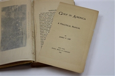 1895 'Golf In America - A Practical Manual' First Edition Book by James P. Lee