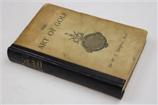 1887 'The Art Of Golf' First Edition Book by W. G. Simpson