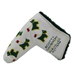 Scotty Cameron Scottie Dogs With Masters Flags Fine Milled Putter Cover