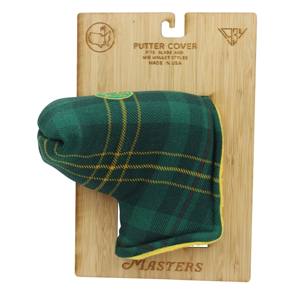 Masters 1934 Tartan Throwback Blade/Mid-Mallet Style Putter Cover w/Original Packaging